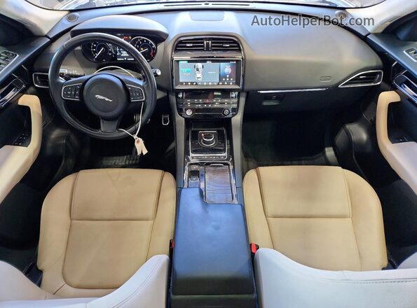 SADCJ2FX9KA359701 2019 JAGUAR F-PACE Blue Widok deski rozdzielczej