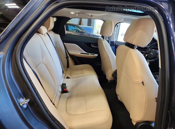 SADCJ2FX9KA359701 2019 JAGUAR F-PACE Blue Widok wnętrza z tyłu