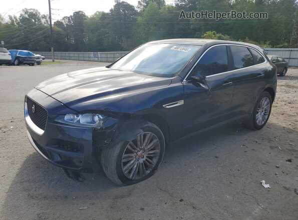 SADCJ2FXXLA649396 2020 JAGUAR F-PACE Black წინა მარცხენა ხედი სამი მეოთხედიდან