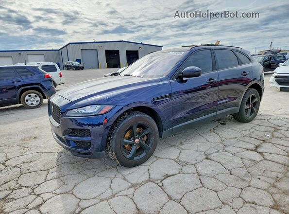 SADCK2BN7HA496243 2017 JAGUAR F-PACE Синий Передняя левая четверть