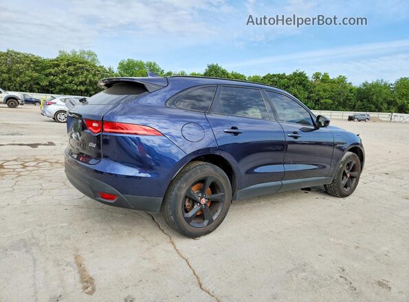 SADCK2BN7HA496243 2017 JAGUAR F-PACE Синий Задняя правая четверть