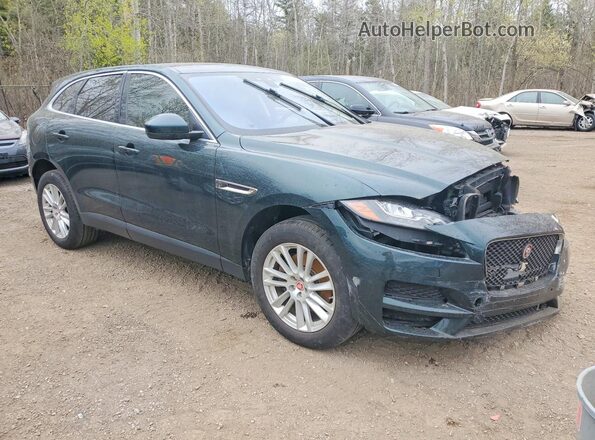 SADCK2BV2HA095361 2017 JAGUAR F-PACE Зеленый Передняя правая четверть