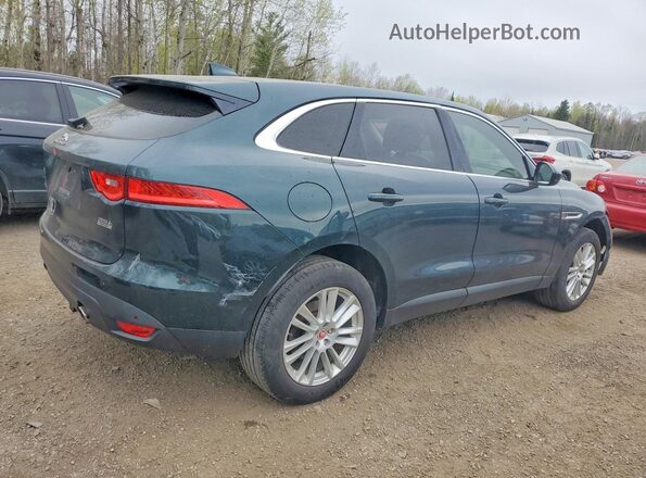SADCK2BV2HA095361 2017 JAGUAR F-PACE Зеленый Задняя правая четверть