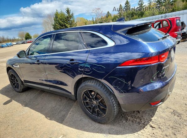 SADCK2EV3JA260190 2018 JAGUAR F-PACE Blue უკანა მარცხენა