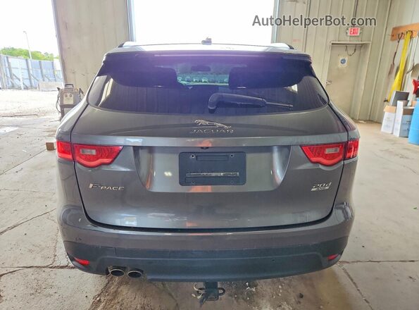 SADCK2FN0JA293288 2018 JAGUAR F-PACE Серый Вид сзади
