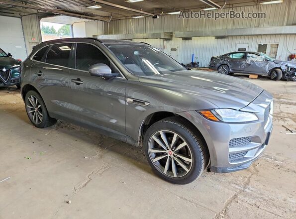 SADCK2FN0JA293288 2018 JAGUAR F-PACE Серый Передняя правая четверть