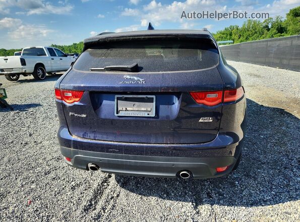 SADCK2FX2KA358807 2019 JAGUAR F-PACE Blue Widok z tyłu