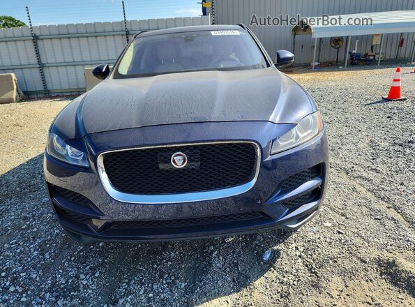 SADCK2FX2KA358807 2019 JAGUAR F-PACE Blue Widok z przodu