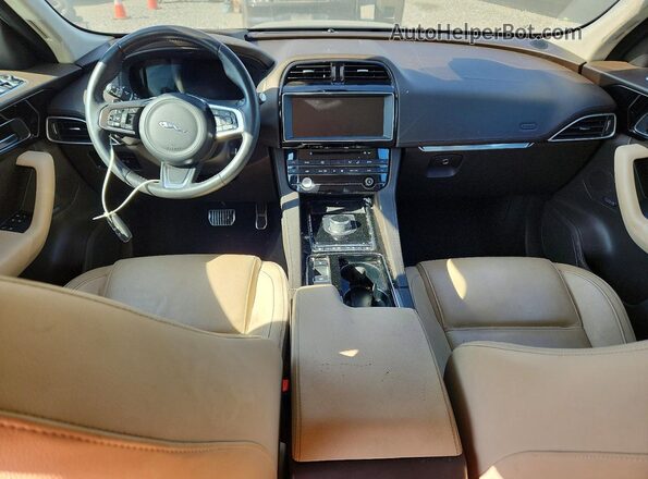SADCK2FX2KA358807 2019 JAGUAR F-PACE Blue Widok deski rozdzielczej