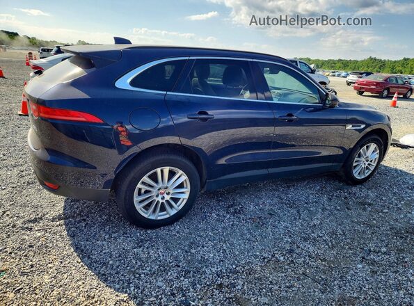 SADCK2FX2KA358807 2019 JAGUAR F-PACE Blue Tył prawy