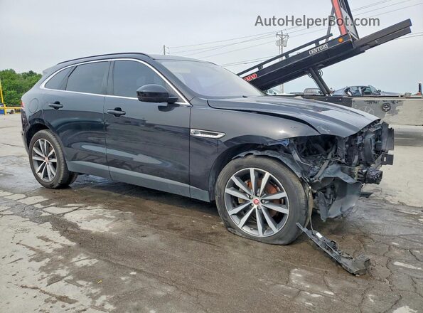 SADCK2FX4JA279265 2018 JAGUAR F-PACE Black Przód prawy