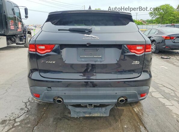 SADCK2FX4JA279265 2018 JAGUAR F-PACE Black Widok z tyłu