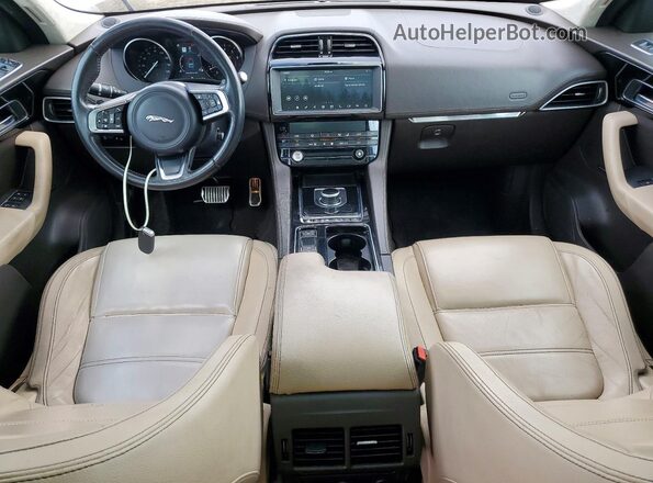 SADCK2FX6KA367431 2019 JAGUAR F-PACE Белый Вид панели приборов
