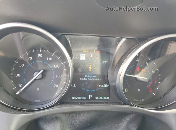 SADCK2FX6KA367431 2019 JAGUAR F-PACE Белый Вид щитка приборов