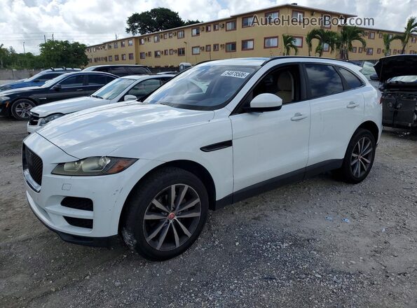 SADCK2FX6KA367431 2019 JAGUAR F-PACE Белый Передняя левая четверть