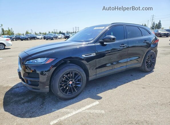 SADCK2FX7JA351284 2018 JAGUAR F-PACE Черный Передняя левая четверть
