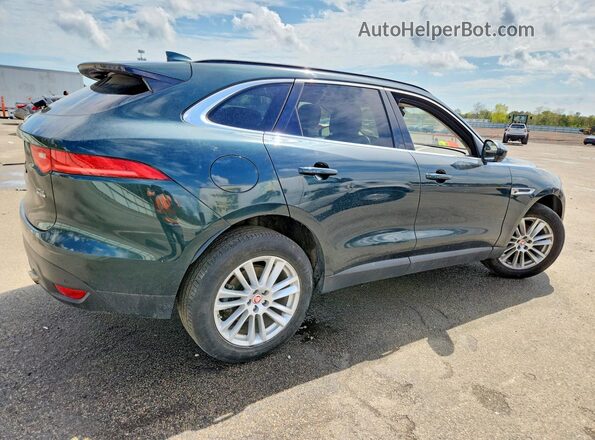 SADCK2FX8JA289264 2018 JAGUAR F-PACE Зеленый Задняя правая четверть