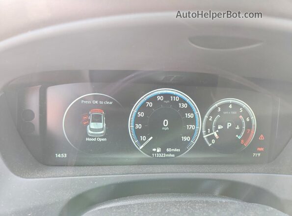 SADCK2FX8JA289264 2018 JAGUAR F-PACE Зеленый Вид щитка приборов