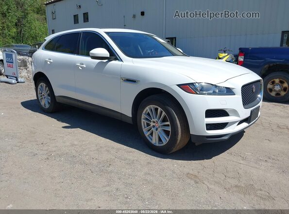 SADCK2GX1KA392865 2019 JAGUAR F-PACE Белый Передняя правая четверть