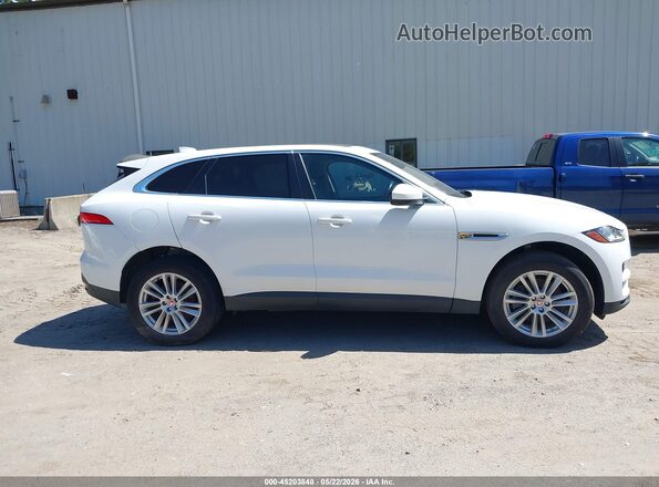SADCK2GX1KA392865 2019 JAGUAR F-PACE Белый Вид задней части салона