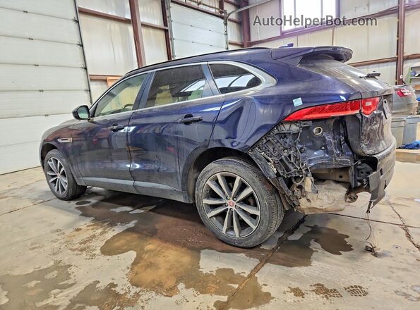 SADCK2GX4JA320931 2018 JAGUAR F-PACE Blue Trasero izquierdo
