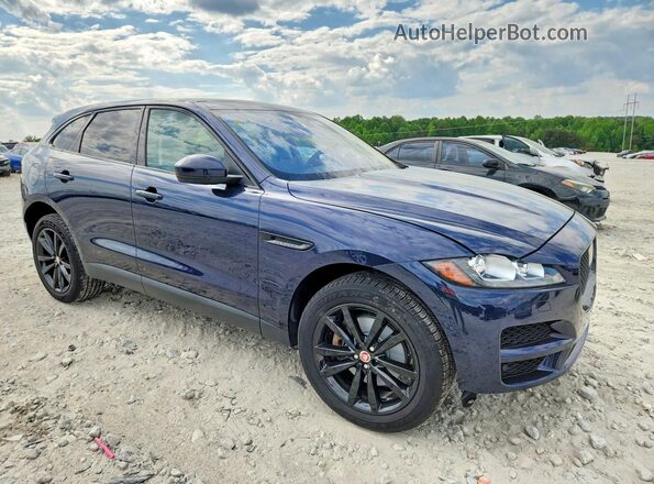 SADCK2GX5KA361201 2019 JAGUAR F-PACE Синий Передняя правая четверть