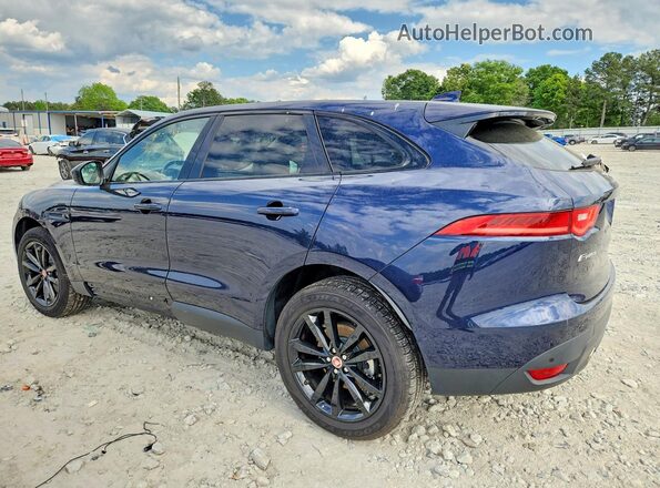 SADCK2GX5KA361201 2019 JAGUAR F-PACE Синий Задняя левая четверть