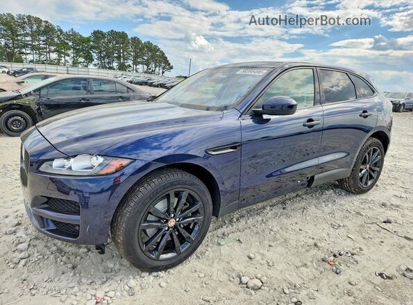 SADCK2GX5KA361201 2019 JAGUAR F-PACE Синий Передняя левая четверть