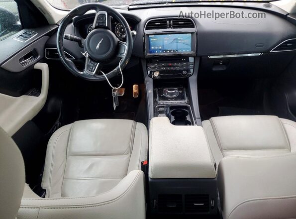 SADCK2GX5KA361201 2019 JAGUAR F-PACE Синий Вид панели приборов