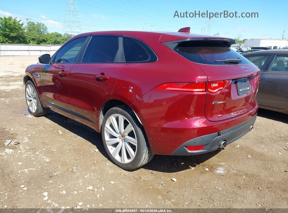 SADCL2BV3HA884888 2017 JAGUAR F-PACE Red Հետևի ձախ