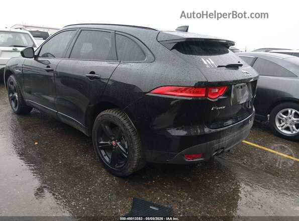 SADCL2FN9JA243373 2018 JAGUAR F-PACE Черный Задняя левая четверть