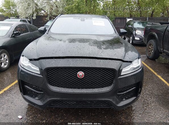 SADCL2FN9JA243373 2018 JAGUAR F-PACE Черный Вид щитка приборов