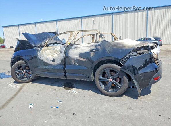 SADCL2GX0JA291490 2018 JAGUAR F-PACE Черный Задняя левая четверть