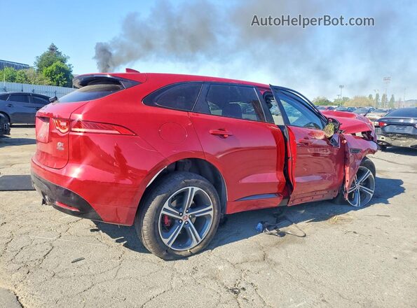 SADCM2BV6HA083658 2017 JAGUAR F-PACE Красный Задняя правая четверть