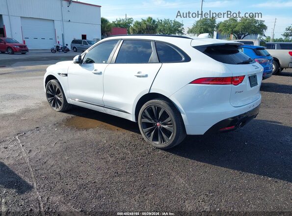 SADCM2FV2KA609799 2019 JAGUAR F-PACE Белый Задняя левая четверть
