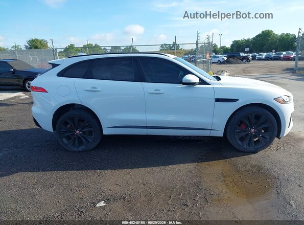 SADCM2FV2KA609799 2019 JAGUAR F-PACE Белый Вид задней части салона