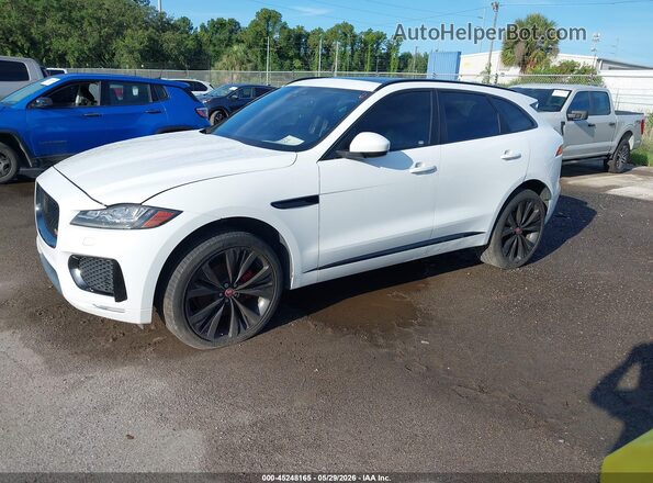 SADCM2FV2KA609799 2019 JAGUAR F-PACE Белый Передняя левая четверть