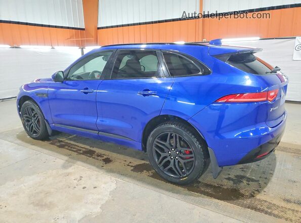 SADCM2FV3JA251157 2018 JAGUAR F-PACE Blue Tył lewy