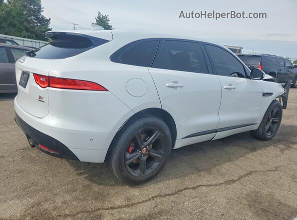 SADCM2FV4JA260997 2018 JAGUAR F-PACE Silver Tył prawy