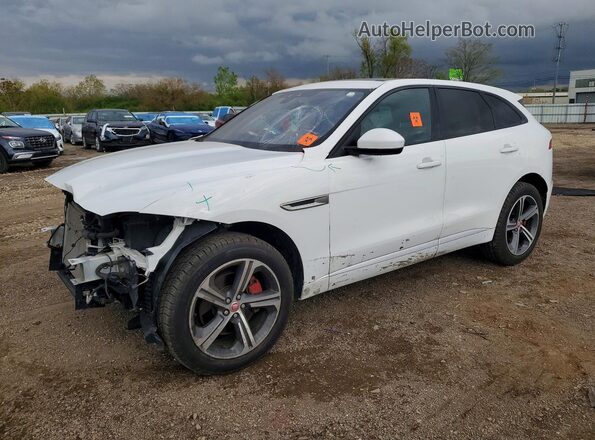 SADCM2FV6KA399224 2019 JAGUAR F-PACE Белый Передняя левая четверть