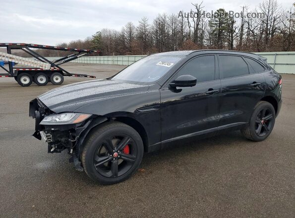 SADCM2FV8KA357461 2019 JAGUAR F-PACE Black Vista tres cuartos delantera izquierda