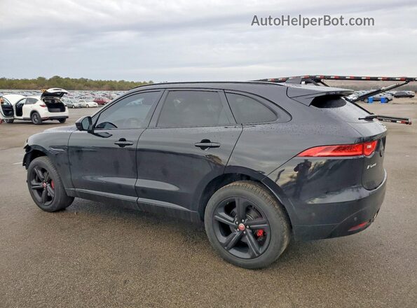 SADCM2FV8KA357461 2019 JAGUAR F-PACE Black Trasero izquierdo