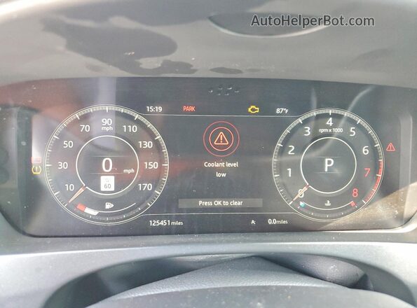 SADCM2FV8KA357623 2019 JAGUAR F-PACE Gray Widok zestawu wskaźników