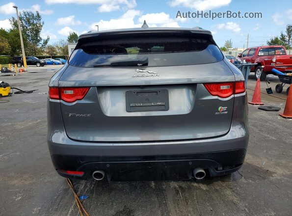 SADCM2FV8KA357623 2019 JAGUAR F-PACE Gray Widok z tyłu