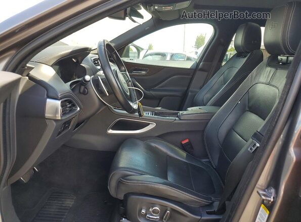 SADCM2FV8KA357623 2019 JAGUAR F-PACE Gray Widok wnętrza z przodu