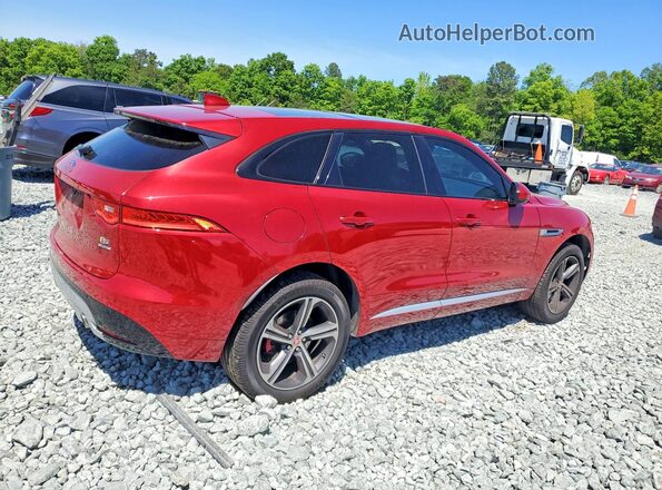 SADCM2FV8KA392520 2019 JAGUAR F-PACE Красный Задняя правая четверть