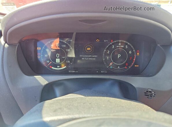 SADCN2GX3KA396150 2019 JAGUAR F-PACE Red Vista del cuadro de instrumentos