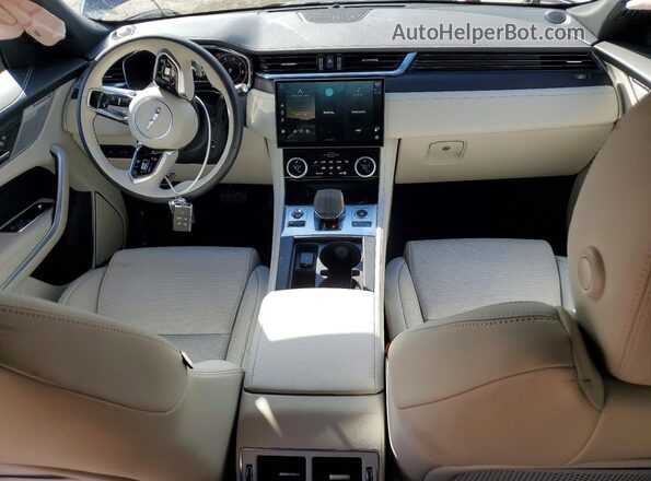 SADCT2FU3SA753906 2025 JAGUAR F-PACE Blue Dashboard view