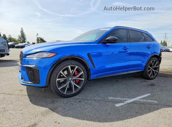 SADCZ2EE0RA739609 2024 JAGUAR F-PACE Blue Front left