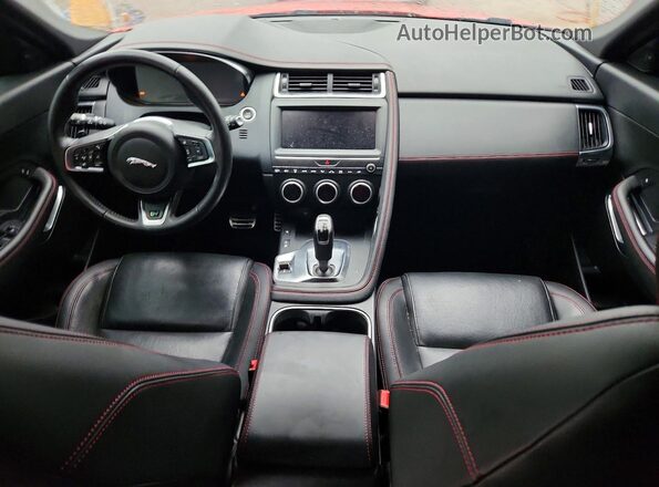SADF12FX2L1Z90143 2020 JAGUAR E-PACE Red Widok deski rozdzielczej